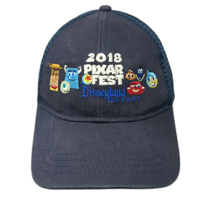 Disney Parks Baseball Cap Blue One Size Pixar Fest 2018 Resort Hat Woody Nemo