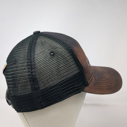 Carhartt Trucker Hat Black L Mesh Back Bleached Snapback Embroidered hat