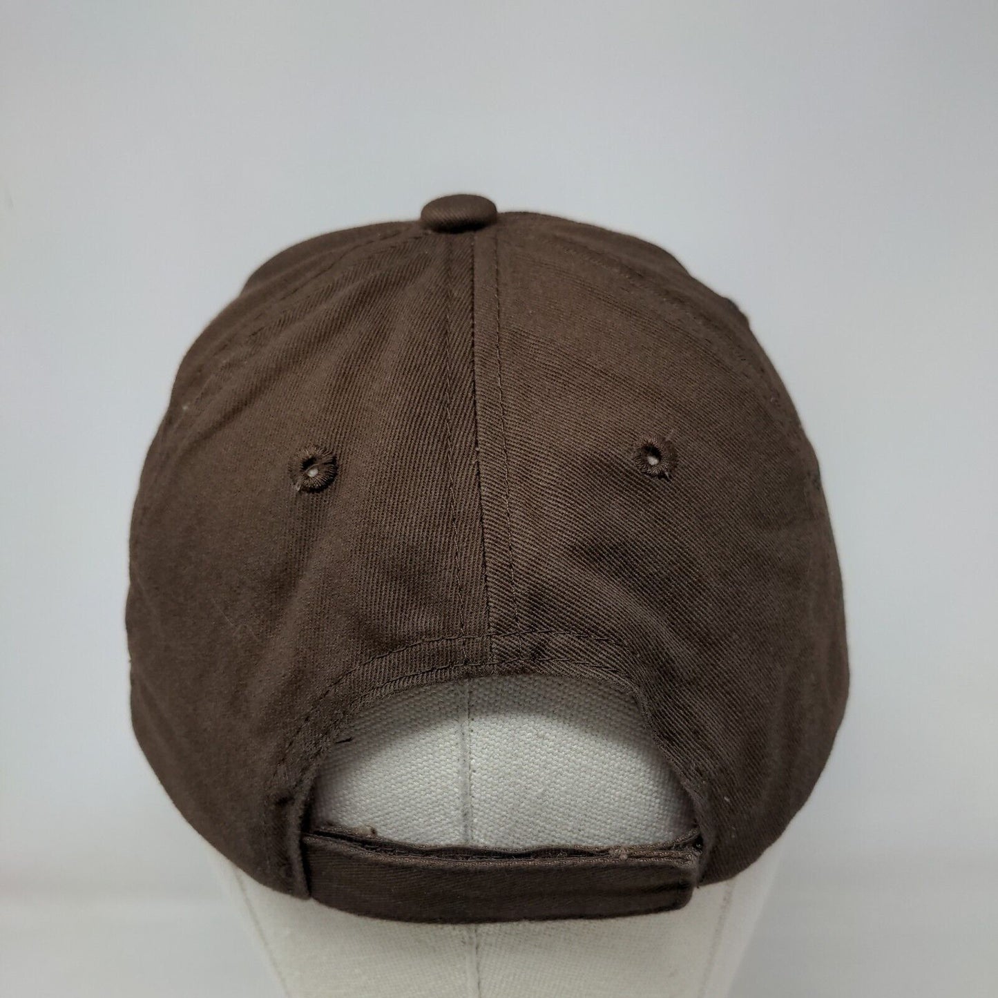 Trophy Waters Ontario Canada Strapback Hat Brown One Size Adjustable 6 Panel