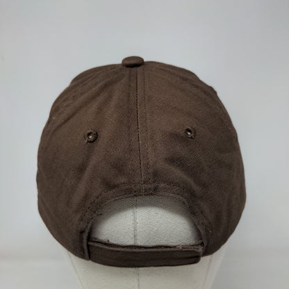 Trophy Waters Ontario Canada Strapback Hat Brown One Size Adjustable 6 Panel