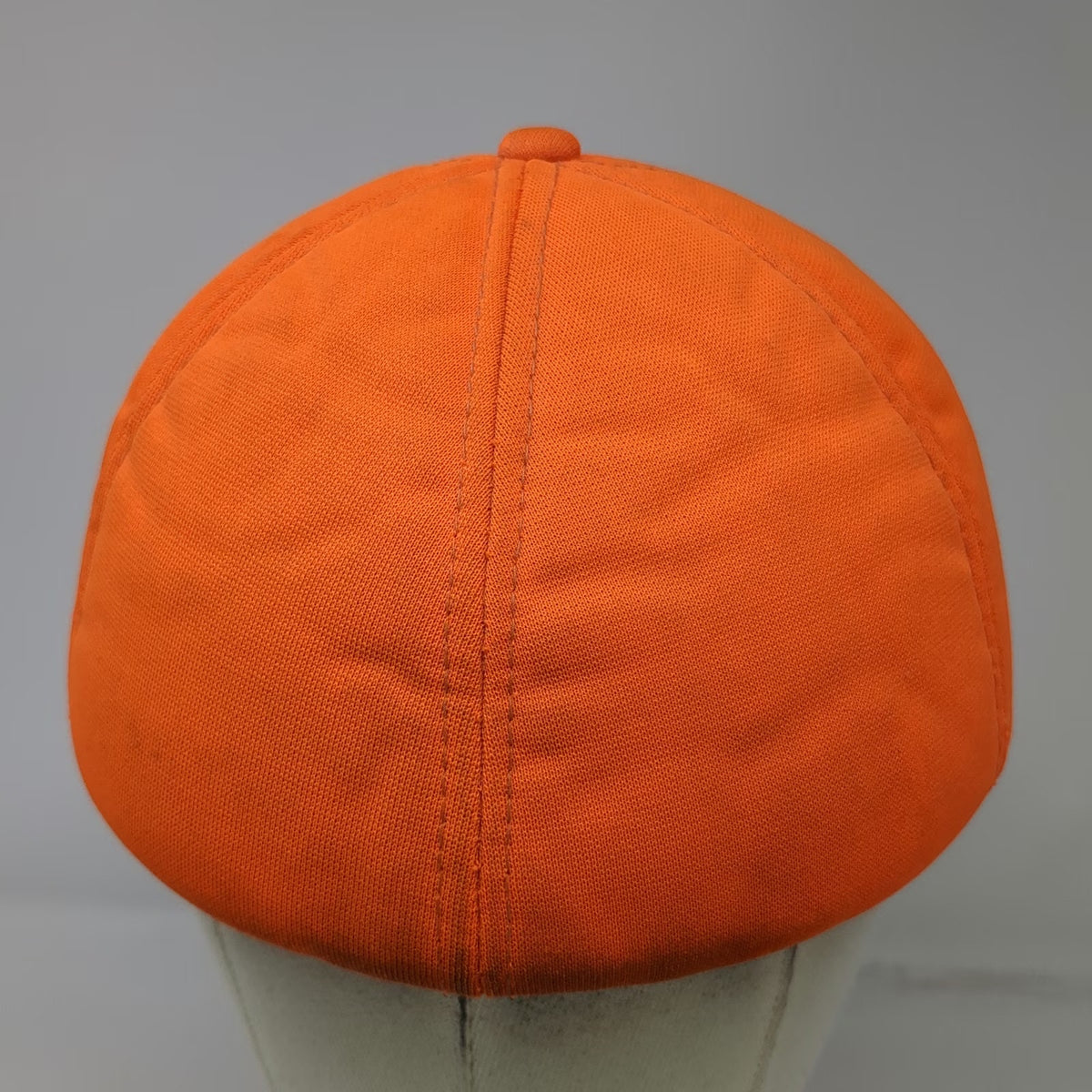 dh Headwear Baseball Cap Orange L Green Underbrim Fitted Hunting Blank Hat