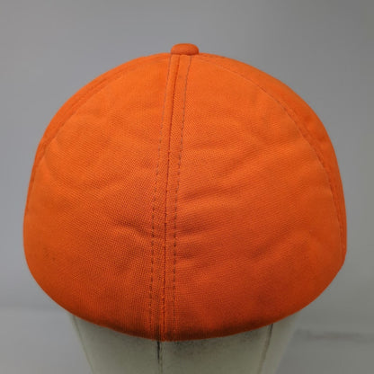 dh Headwear Baseball Cap Orange L Green Underbrim Fitted Hunting Blank Hat