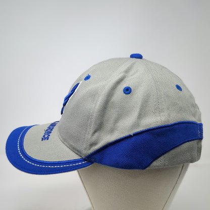 Top Level U.S. Air Force Baseball Cap Gray One Size Strapback Blue Accents Hat