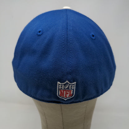 Reebok NFL On Field Men's Fitted Hat Blue White Embroidered Indianapolis Colts