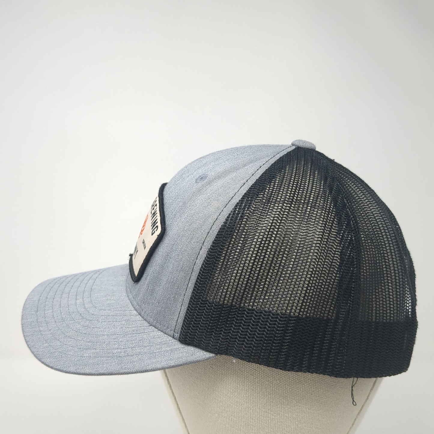 Newport Brewing Company Snapback Trucker Hat Gray One Size Mesh Back