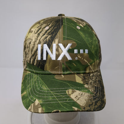 INX... Strapback Hat Camouflage One Size Adjustable Embroidered 6 Panel BYOG