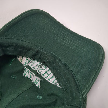 Otto Baseball Cap Green One Size New Hampshire Embroidered Slideback Cotton Hat