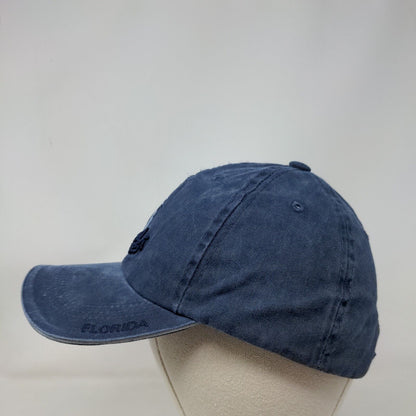 Key West Florida Slideback Hat Blue One Size Embroidered Adjustable
