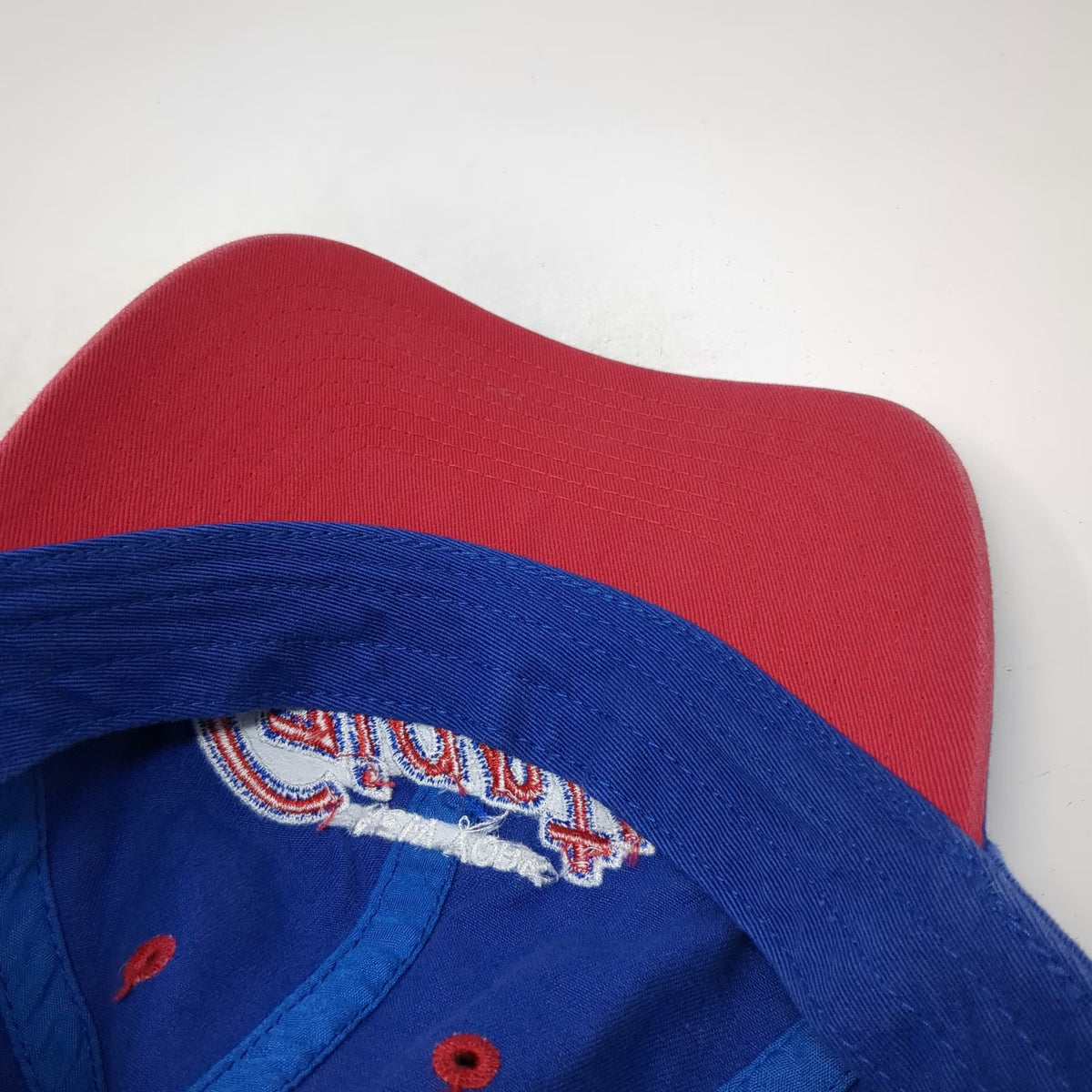 Reebok NFL New York Giants Hat Blue One Size Cap Embroidered Slideback Onfield