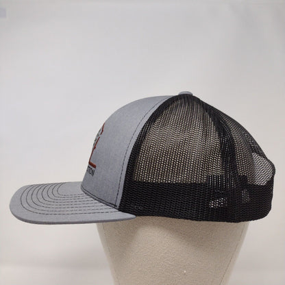 WWT Construction Snapback Trucker Hat Gray OSFA Adjustable Mesh Pacific Headwear