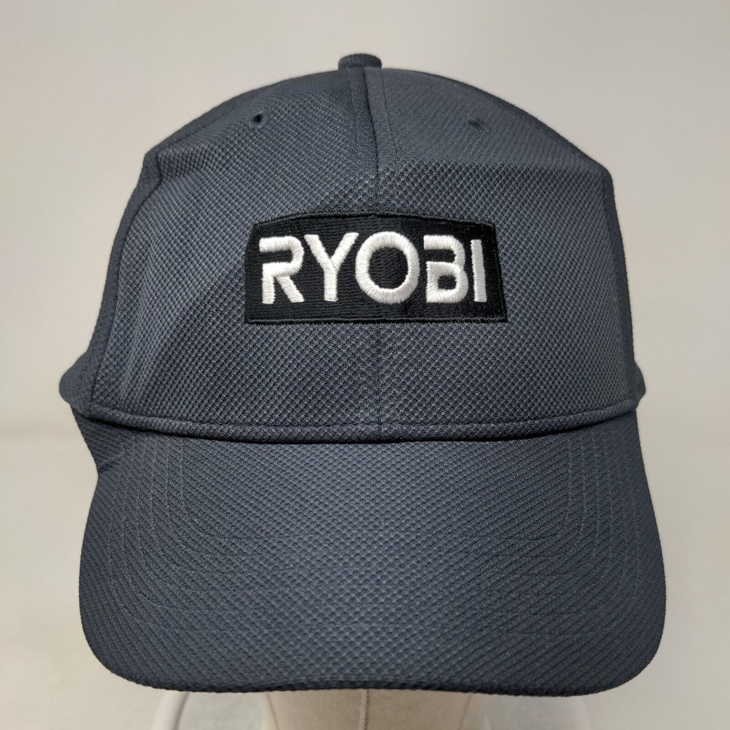 RYOBI Snapback Hat Gray One Size Adjustable Embroidered 6 Panel Sport-Tek