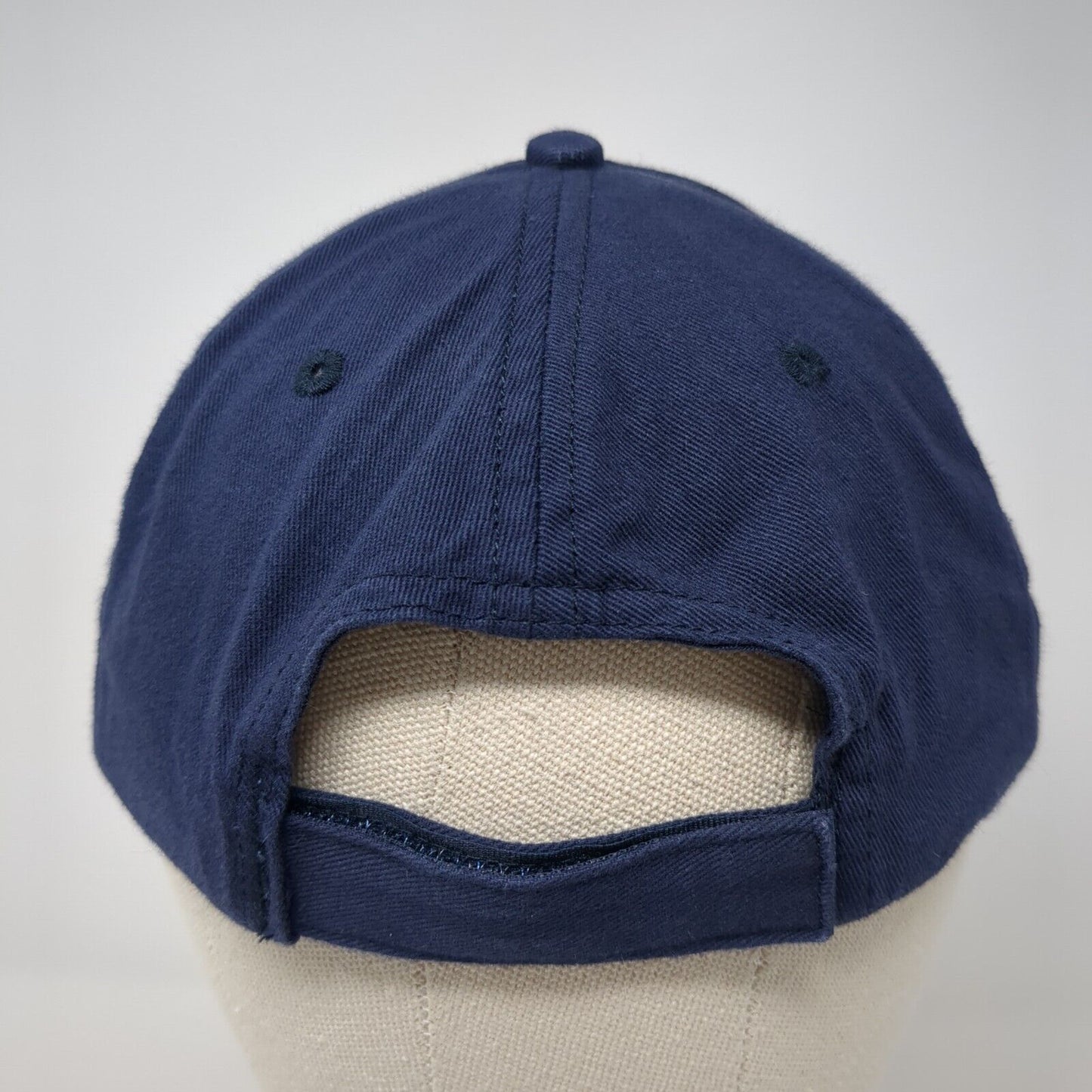 Alaska Strapback Hat Blue OS Adjustable Embroidered Patriotic Arctic Circle