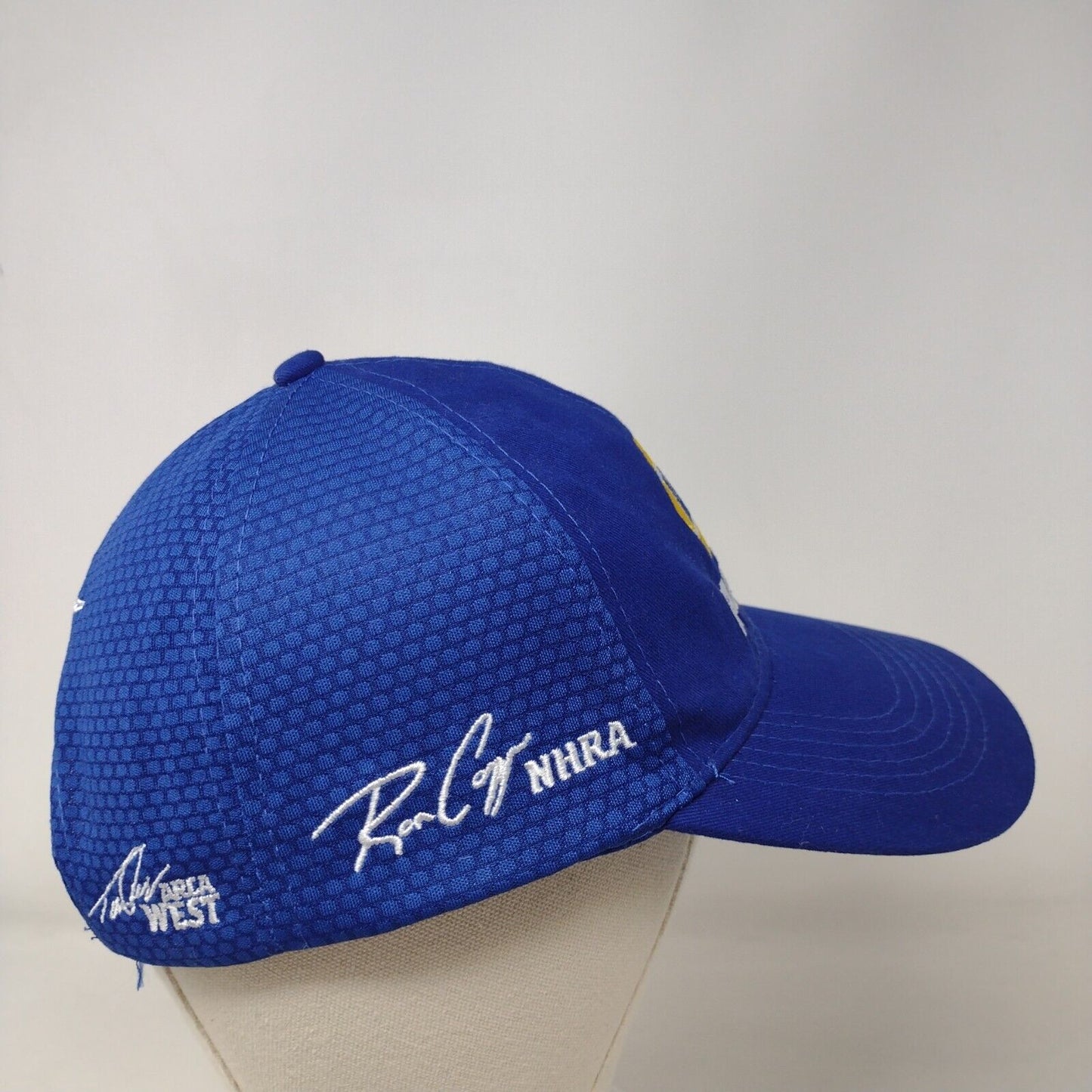 NAPA Racing Strapback Hat Blue OSFA Embroidered Logo NASCAR NHRA Outlaws