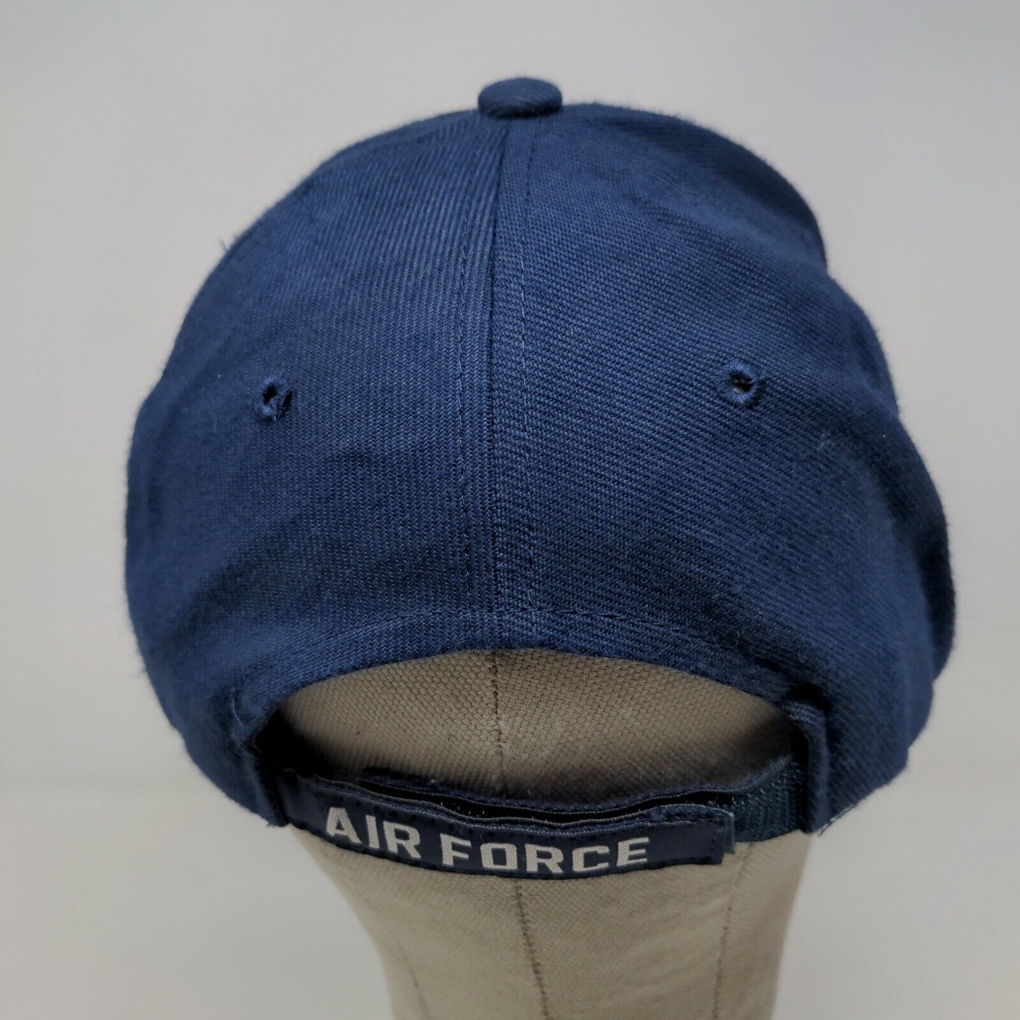 Rapid Dominance Men's Strapback Hat Blue OSFA Embroidered Big Air Force Logo