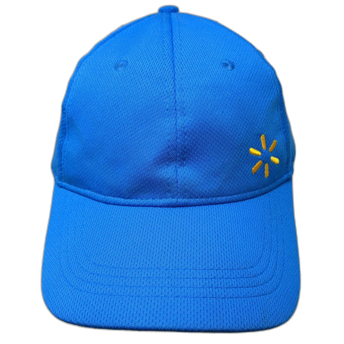 Walmart Baseball Cap Blue OSFM Polyester Slideback Spark Logo Curved Brim Hat