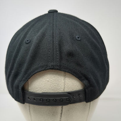 Yupoong 5 Panel Black One Size Idaho Pizza Company Snapback Hat Embroidered