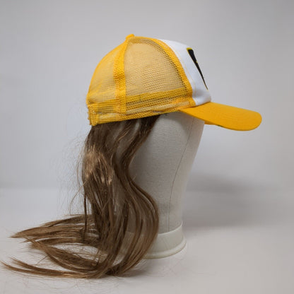 Holly Nass Trucking Service Wig Trucker Hat Yellow OS Adjustable Mesh Back