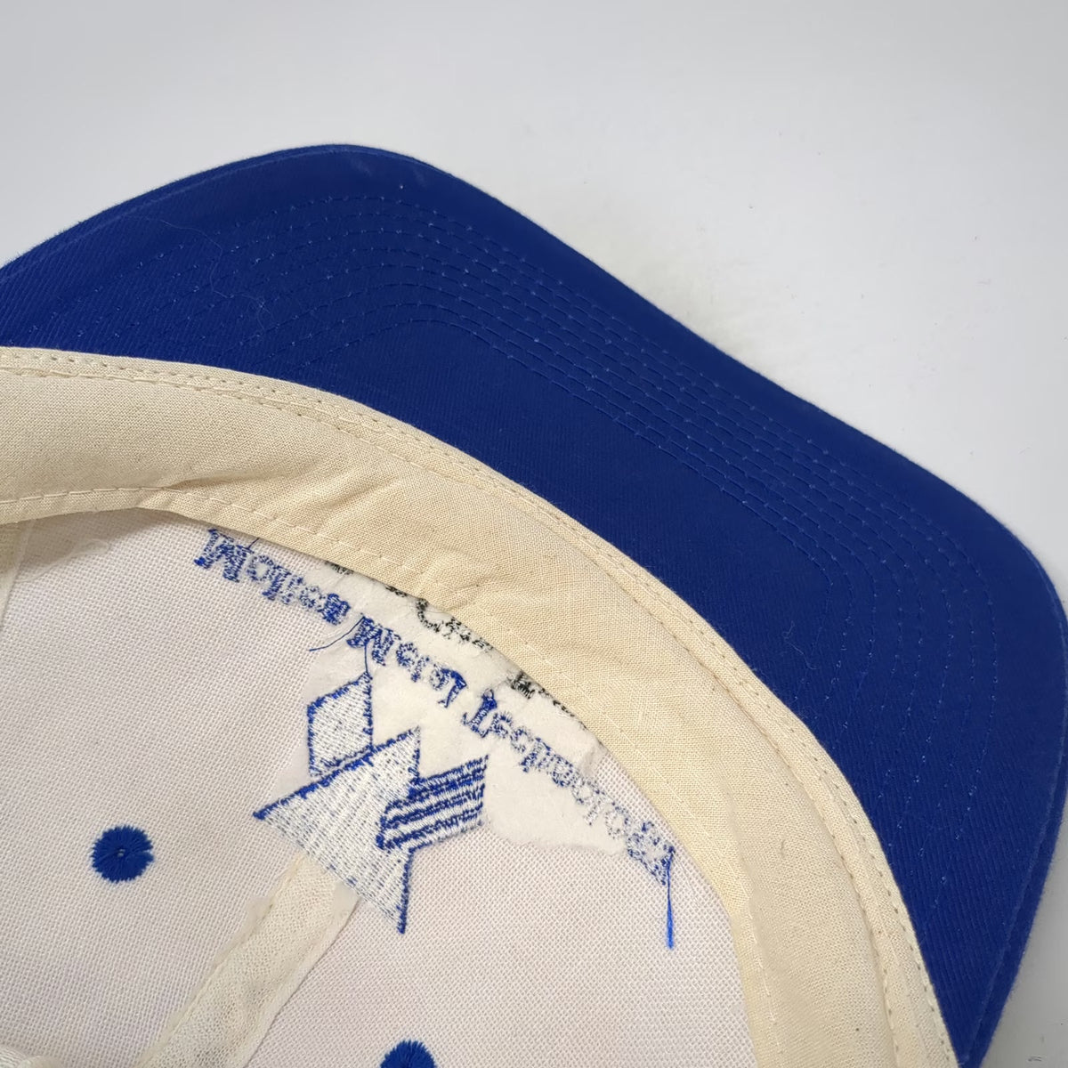 Kati Snapback Hat White Blue One Size Molten Metal Technology Start Up 1997