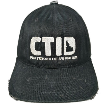 Yupoong Snapback Hat Black One Size CTID Purveyors Of Awesome Idaho State Logo