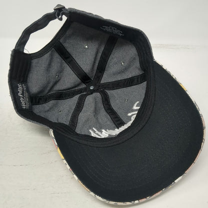 Harry Potter Hogwarts Hat Baseball Cap Gray One Size Chibi Character Slideback