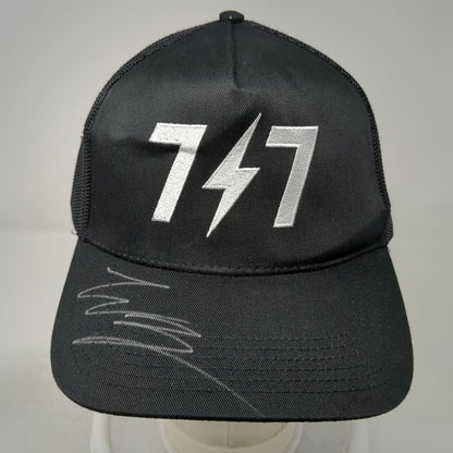 OTTO Warren Zeiders Signed Trucker Hat Black OS Autographed Mesh Snapback Bolt