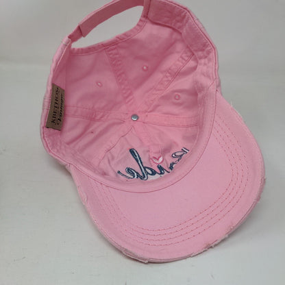 Bride Squad Strapback Hat Pink One Size Embroidered KB ETHOS Vintage