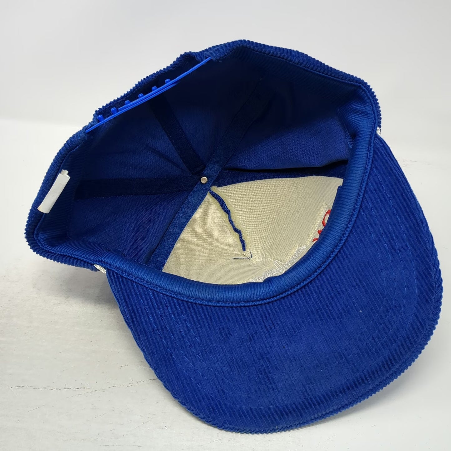 Trucker Blue One Size Hat Washington DC Corduroy Rope Skyline Cityscape Cap