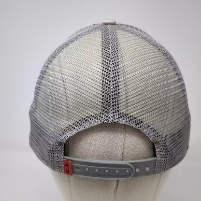 Oakley Gray Trucker Hat One Size Mesh Snapback Camo Graphic Logo Adjustable