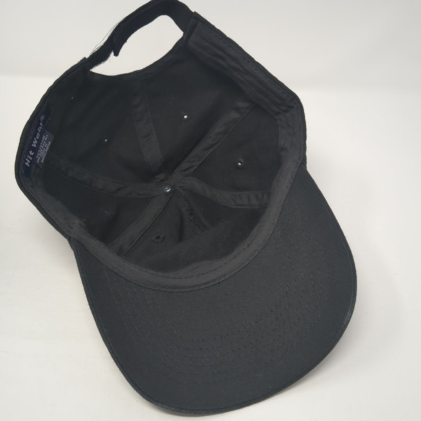 Select Strapback Hat Black One Size Adjustable Solid Outdoor Hit Wear