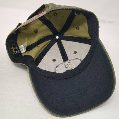 Cabela's Snapback Hat Green One Size Deer Buck Patch WFO 1961 Hunting Outdoors