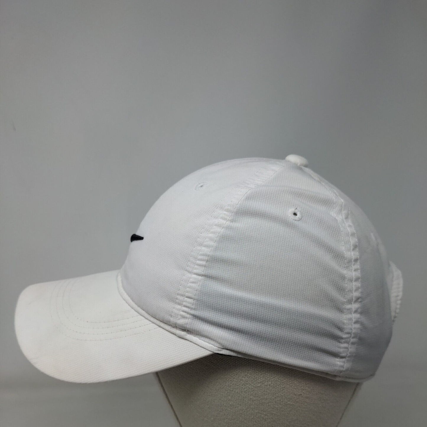 Nike Southern Wesleyan University Warriors Strapback Hat White OSFM Embroidered