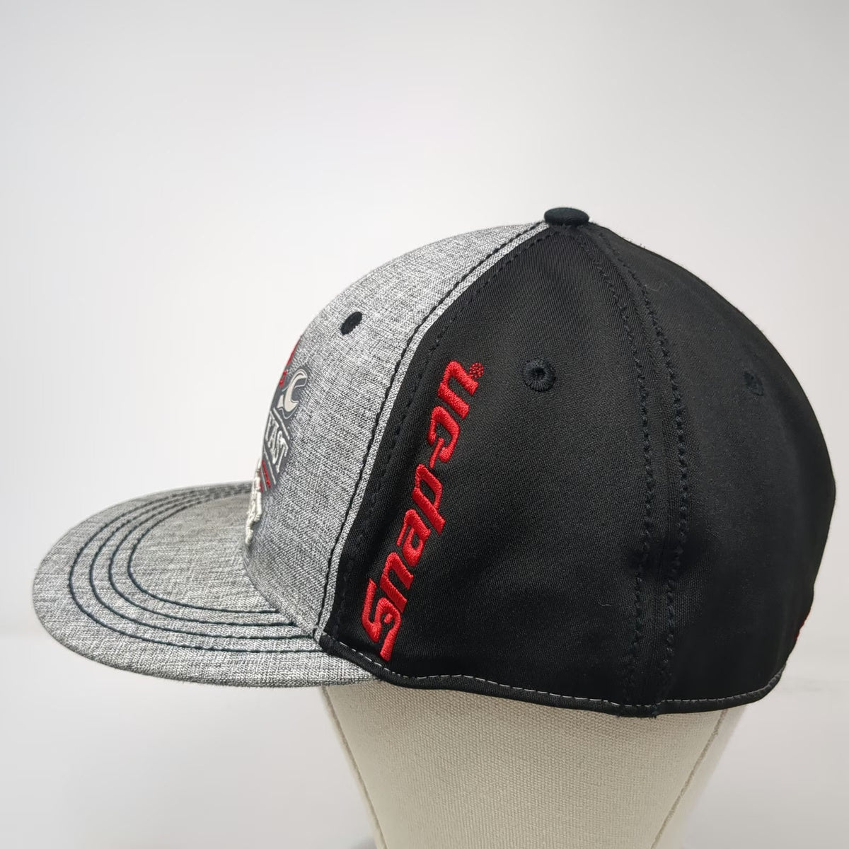 Choko Authentics Snap-on Skull Garage Gray Baseball Cap One Size Hat Fitted