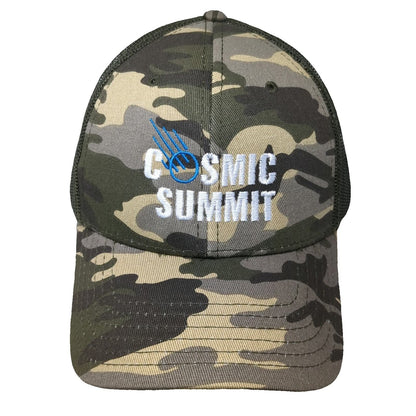 Otto Trucker Hat Green One Size Camo Cosmic Summit Mesh Snapback Baseball Cap