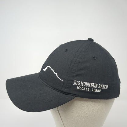 Jug Mountain Ranch Baseball Cap Black One Size Adjustable Embroidered 6 Panel