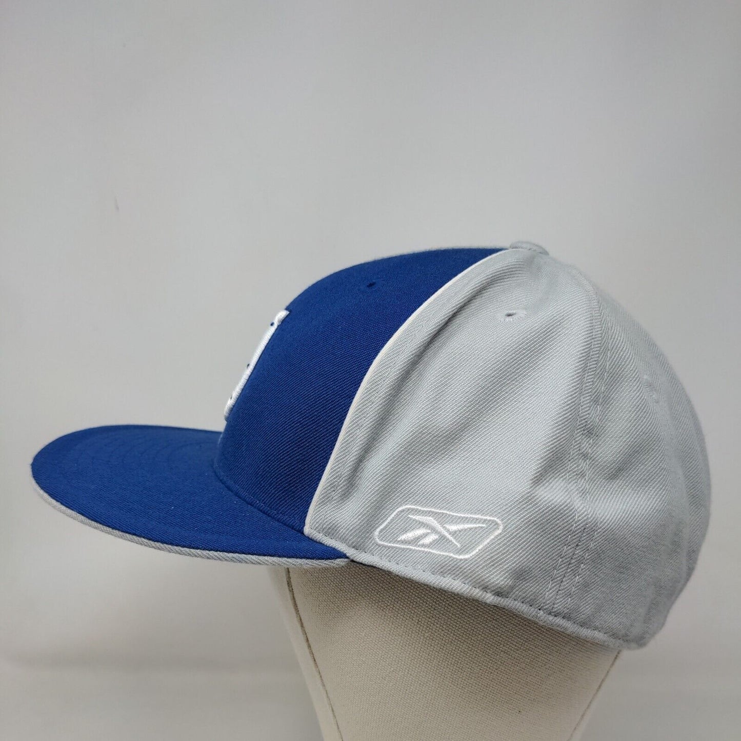 Reebok Men's Fitted Hat Blue 7 7/8 Embroidered Indianapolis Colts Logo NFL