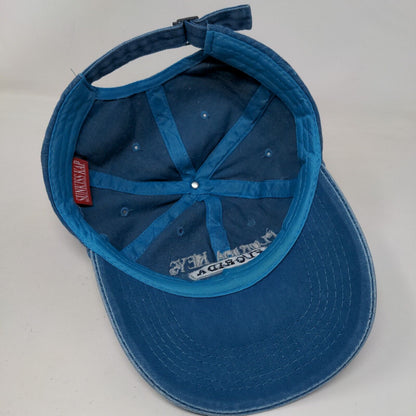 Florida Keys USA Slideback Hat Blue One Size Embroidered Sunkiss Kap