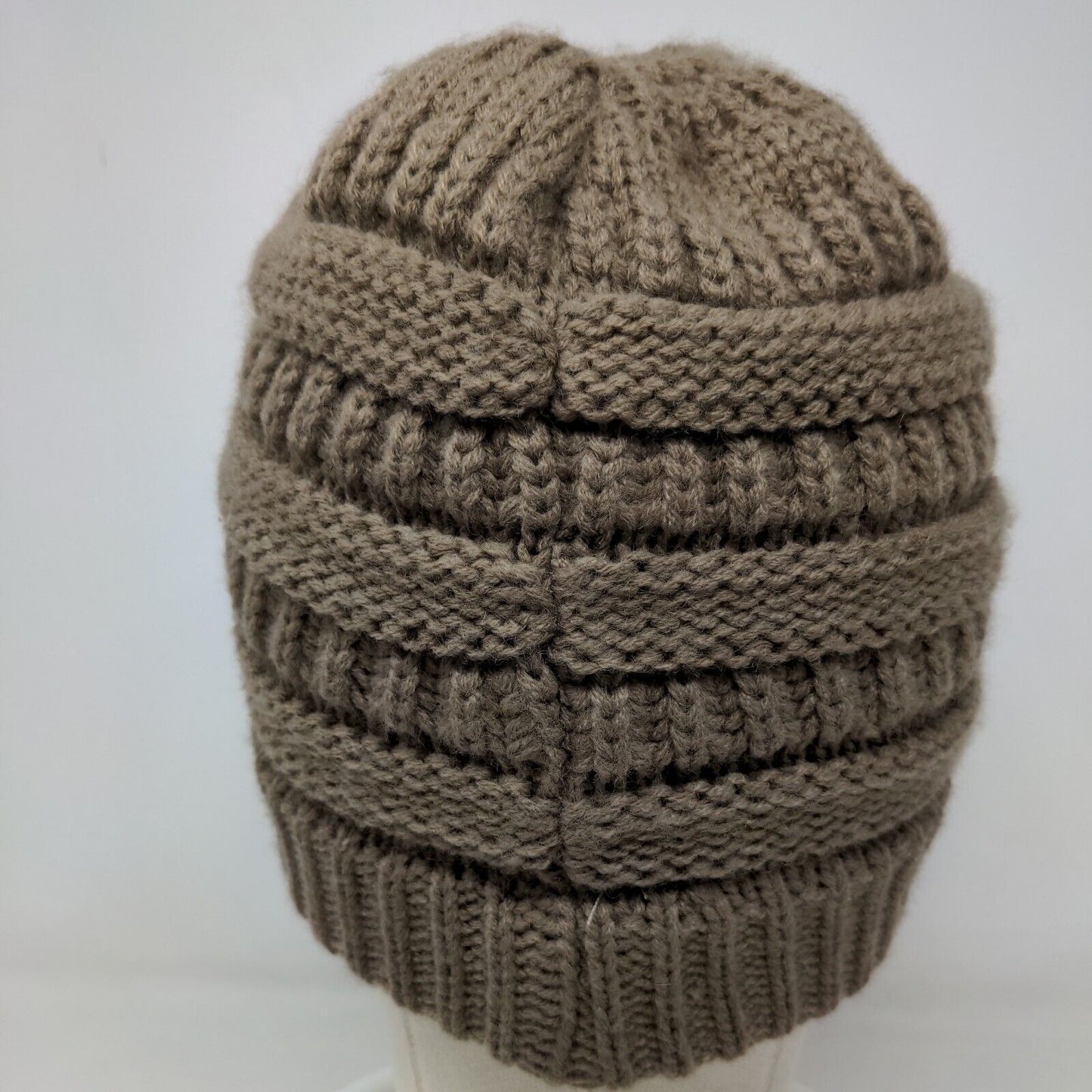 C.C. Exclusives Women's Cable Knit Beanie Hat Tan 100% Acrylic