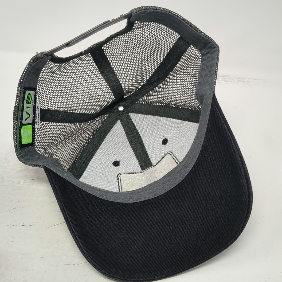 Vie Trucker Hat Black One Size Garrett Ranches The Shed Mesh Snapback Patch Cap