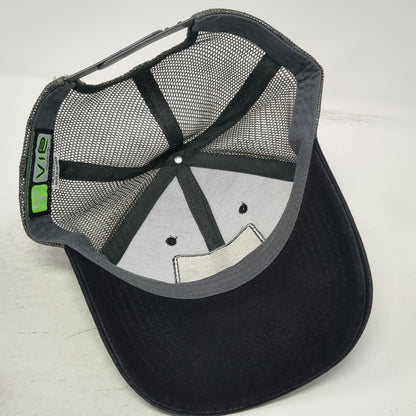 Vie Trucker Hat Black One Size Garrett Ranches The Shed Mesh Snapback Patch Cap