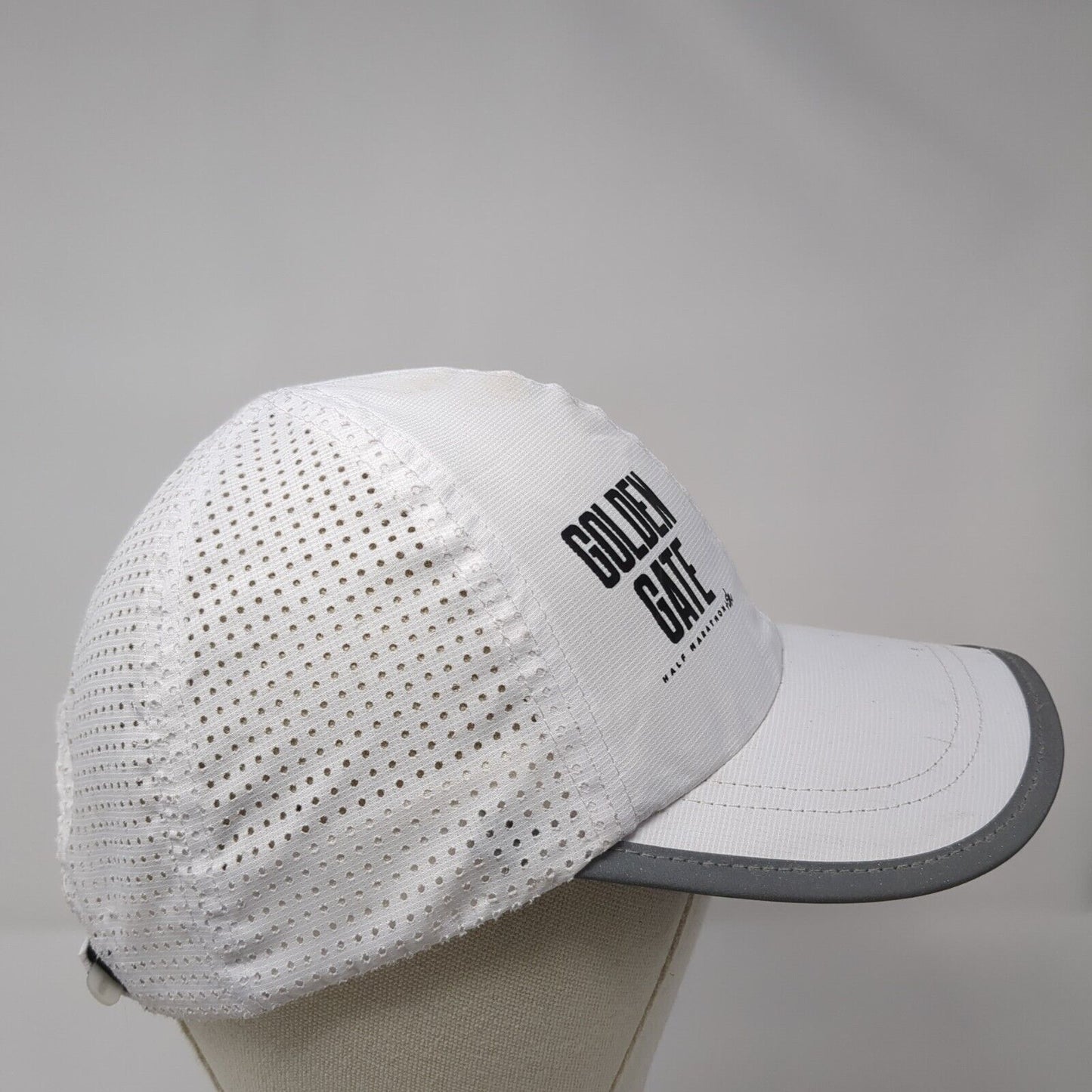 Golden Gate Half Marathon +5K Strapback Running Cap White OS Adjustable Otto