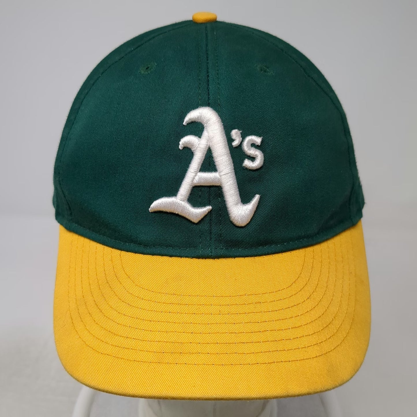 Oakland Athletics MLB OC Sports Baseball Cap Green Yellow One Size Embroidered