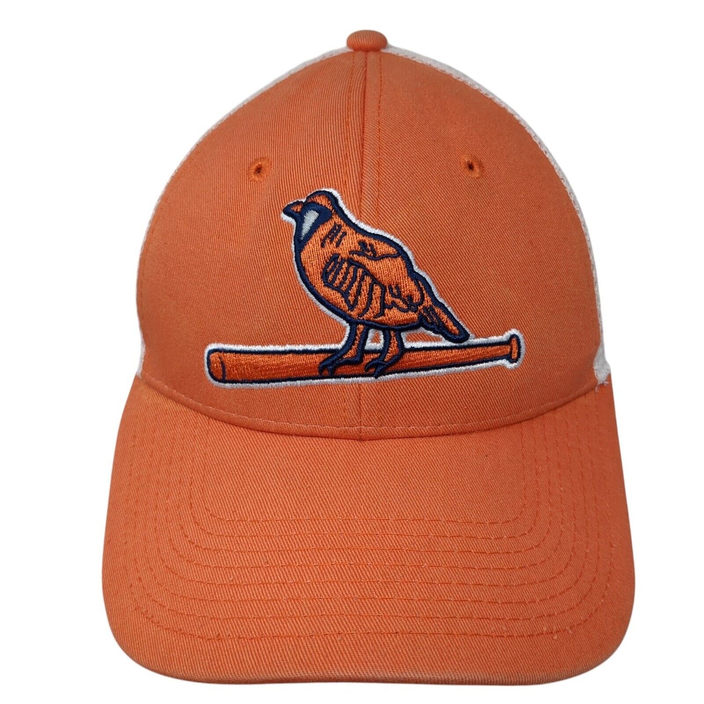 The Game Snapback Trucker Hat Orange One Size Adjustable Embroidered Mesh Back