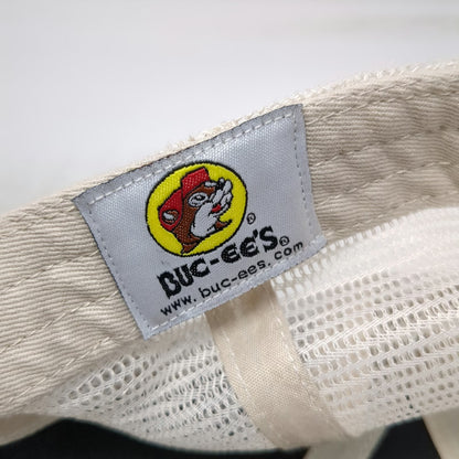 Buc-ee's Trucker Hat Black One Size Texas Star Embroidered Mesh Snapback Cap