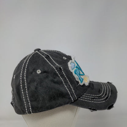 RV There Yet? Strapback Hat Gray One Size Embroidered Camping 4350 District