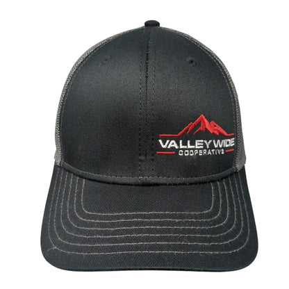 Valleywide Cooperative Snapback Trucker Hat Black OS Adjustable Mesh Back Otto