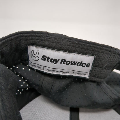 Rowdee Designed For Amateurs Snapback Hat Black OS Adjustable Breathable 6 Panel