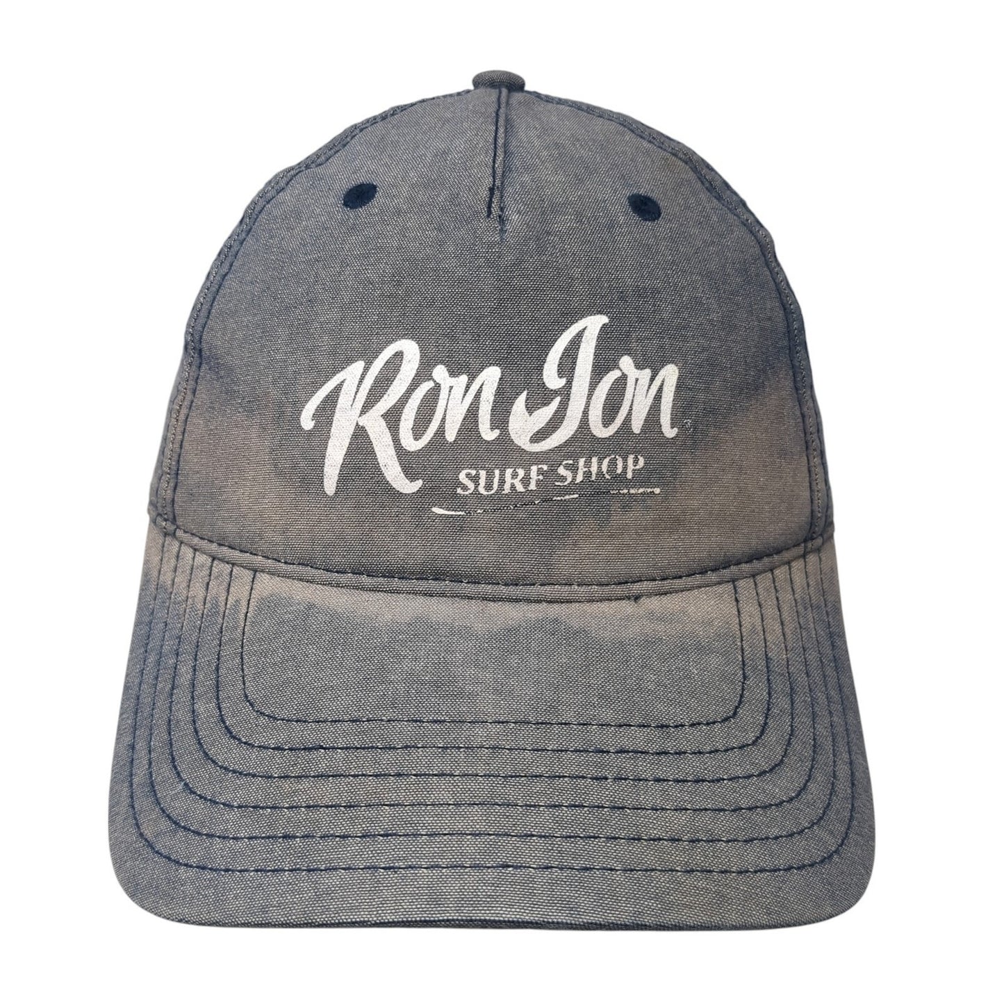 Ron Jon Surf Shop Strapback Baseball Cap Blue One Size Adjustable Embroidered