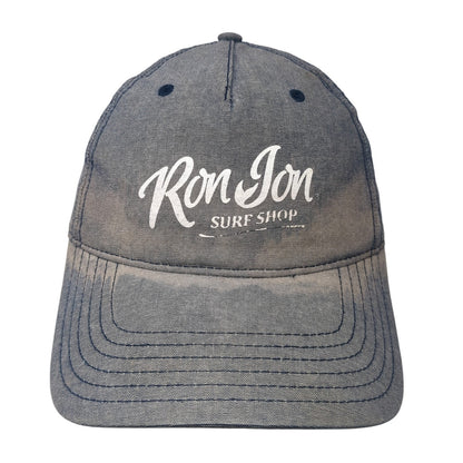 Ron Jon Surf Shop Strapback Baseball Cap Blue One Size Adjustable Embroidered