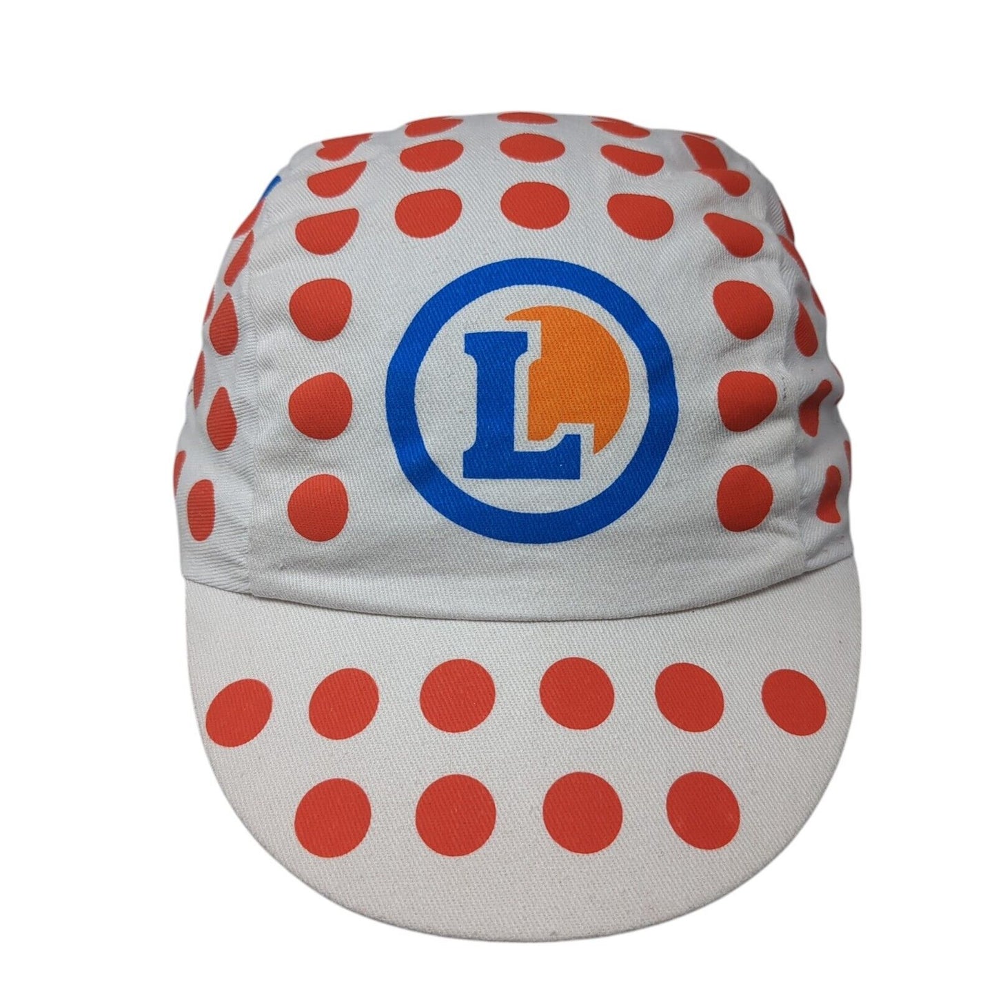 E.Leclerc Stretch Fitted Hat Multi One Size Polka Dot Cotton Outdoor