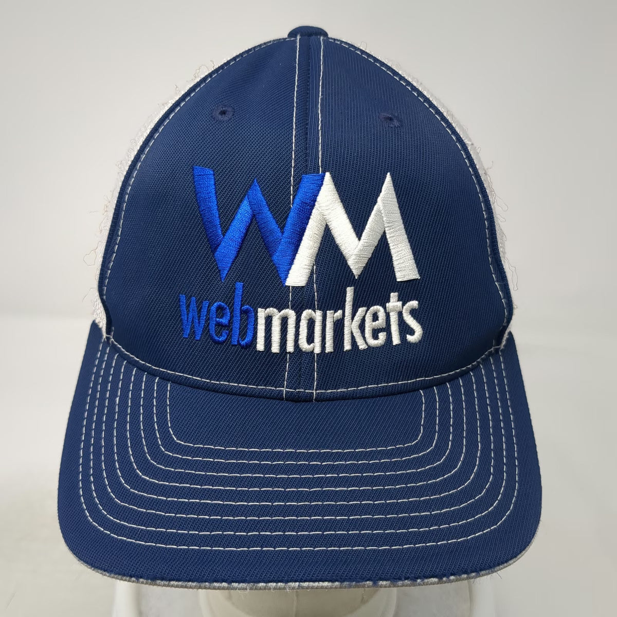 Pacific Headwear Baseball Cap Blue 8 Mesh Fitted WebMarkets Google It Hat